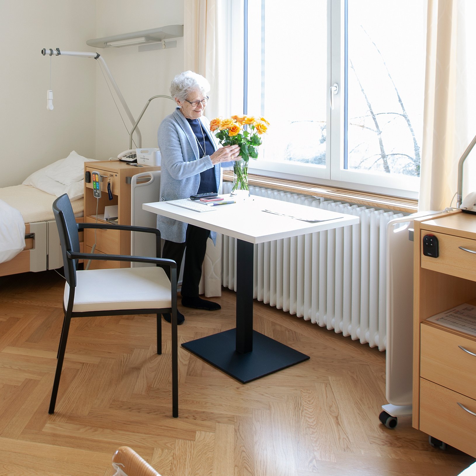 Klinik Susenberg: Zimmer mit Patientin